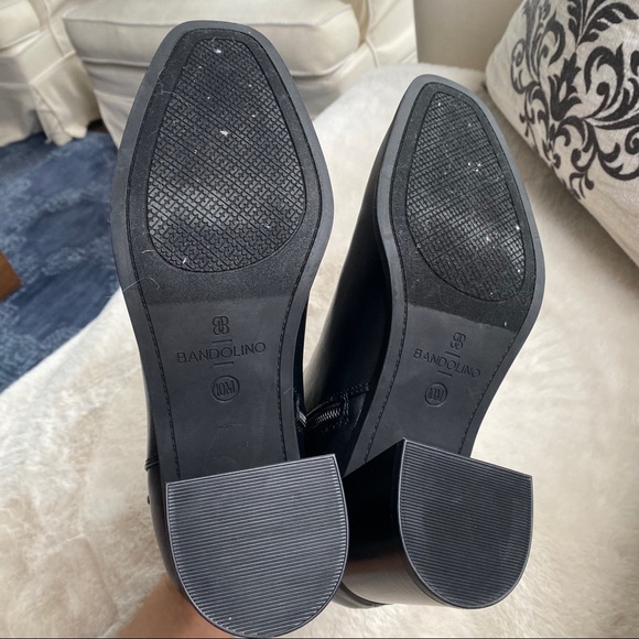 🖤 BANDOLINO BLACK FAUX LEATHER BOOTIES! - Picture 13 of 16